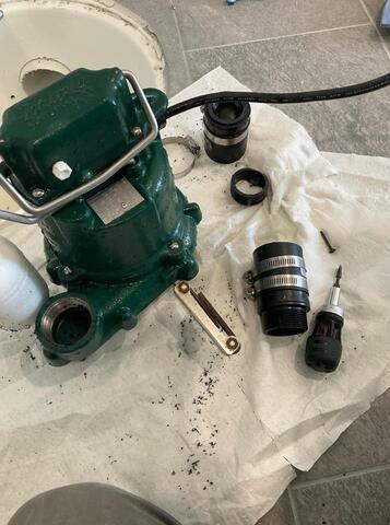 SuperSump Ready To Pump Water Intrusion in Earleville, MD - After Photo