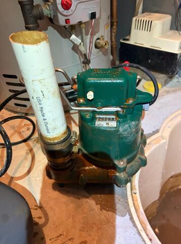 SuperSump Annual Maintenance for Wet Basement Solution - After Photo