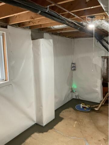 Waterproofing Solution for a Basement in Baltimore, MD - After Photo