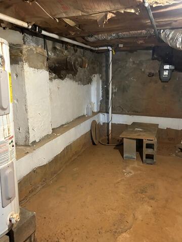Waterproofing Solution for a Basement in Baltimore, MD - Before Photo