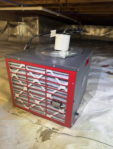 Annual Maintenance on Sedona Dehumidifier in Lindenwold, NJ - Before Photo