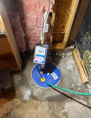 SuperSump Annual Maintenance for Wet Basement Solution - After Photo