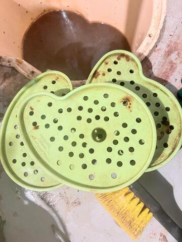 Cleaning of Pump Stands in TripleSafe Sump Pump System During Annual Maintenance - After Photo