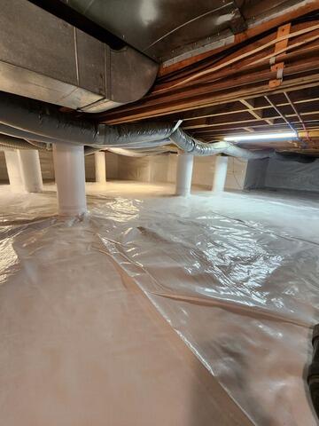 Crawl Space Vapor Barrier in North Middletown, NJ - After Photo