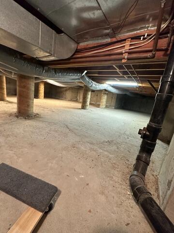 Crawl Space Vapor Barrier in North Middletown, NJ - Before Photo