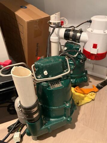 Annual Maintenance on the Reliable TripleSafe Sump Pump System - After Photo