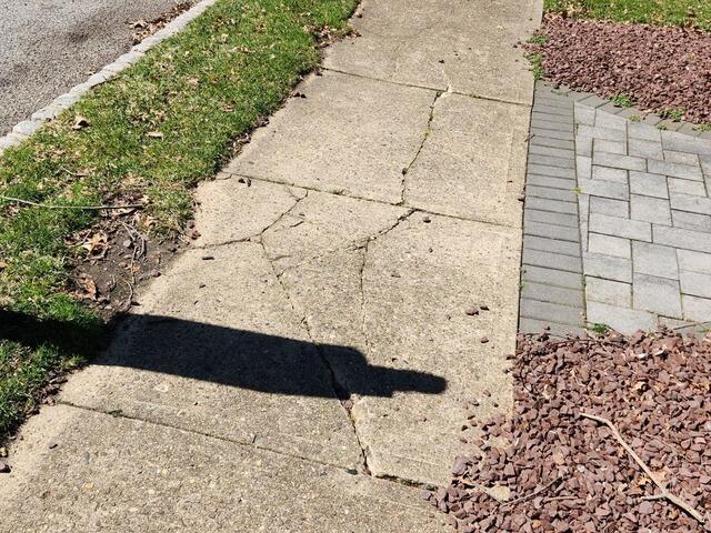 Concrete Lifting and Leveling in Marlboro, NJ - Before Photo