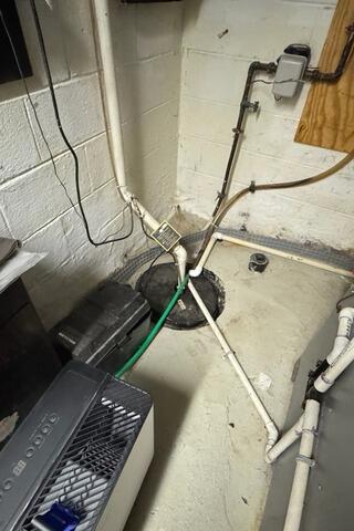 Sump Pump Installation in Bound Brook, NJ - Before Photo