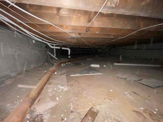Crawl Space Encapsulation in Brooklyn, NY - Before Photo