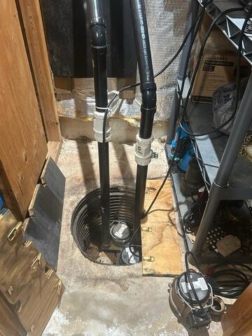 Sump Pump Installation in Somerset, NJ - Before Photo