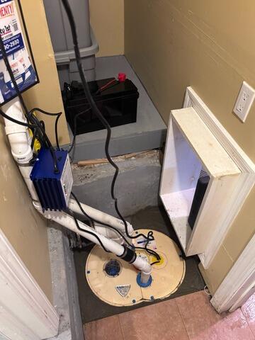 Sump Pump Installation in Flushing, NY - After Photo