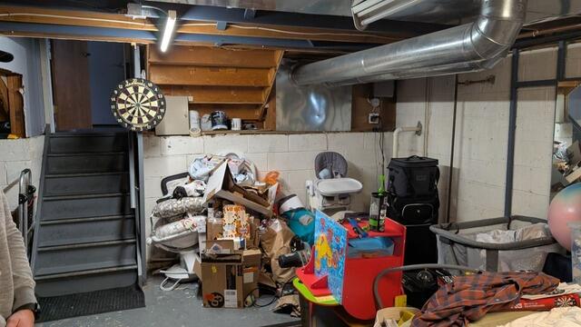 Basement Finishing System in North Brunswick, NJ - Before Photo