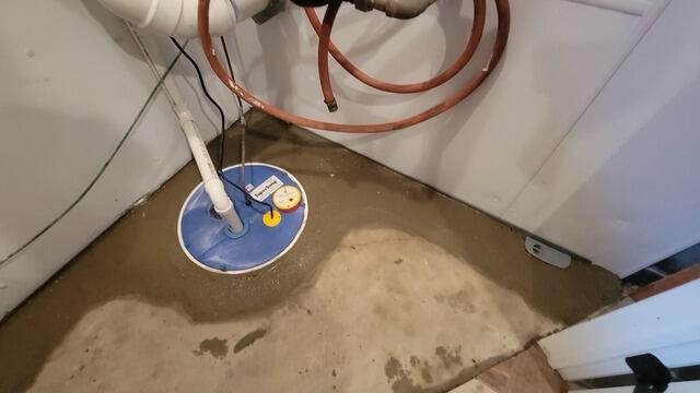 Sump Pump Installation in Fairfield, NJ - After Photo