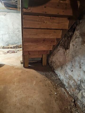 Waterproofing System Installation in Collegeville, PA - Before Photo