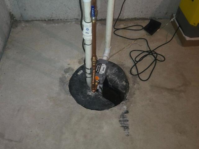 Sump Pump Replacement in Kennett Square, PA - Before Photo