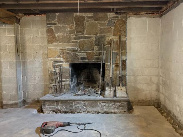 Addressing Basement Dampness in Elkton, MD - Before Photo