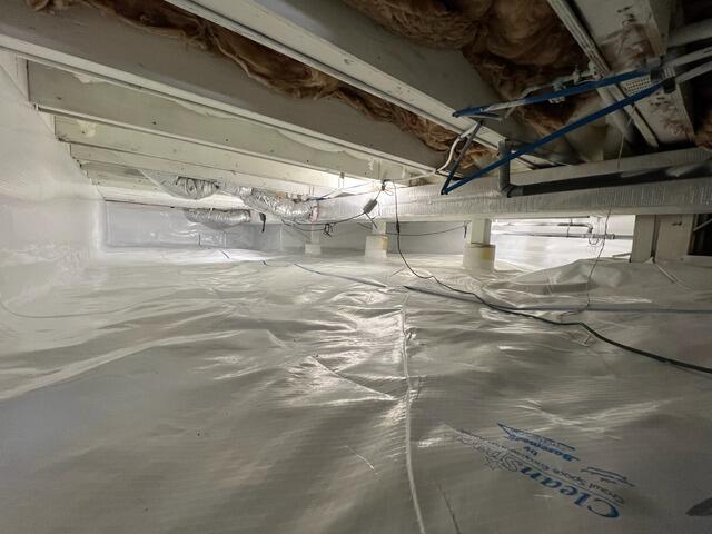 Crawl Space Vapor Barrier in Margate City, NJ - After Photo