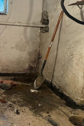 Waterproofing Solution For a Basement in Wayne, PA - Before Photo