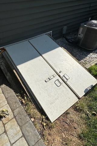 Bilco Door Replacement in Brick, NJ - Before Photo
