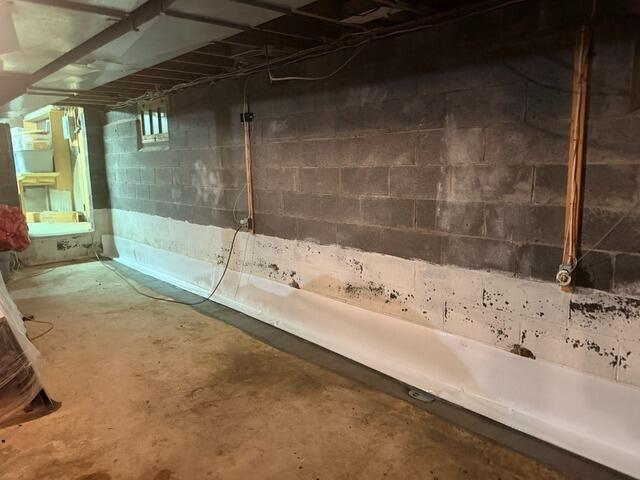 Waterproofing a Wet Basement in Succasunna, NJ - After Photo
