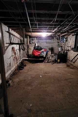 Waterproofing a Wet Basement in Trenton, NJ - Before Photo