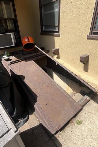 Bilco Door Replacement in West Orange, NJ - Before Photo