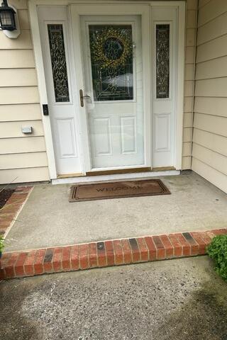 Sinking Concrete Porch Repair In Howell, NJ - After Photo