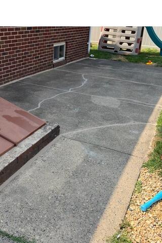 Repairing a Concrete Patio in Sayreville, NJ - After Photo