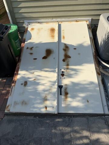 Bilco Door Replacement in Ocean Grove, NJ - Before Photo