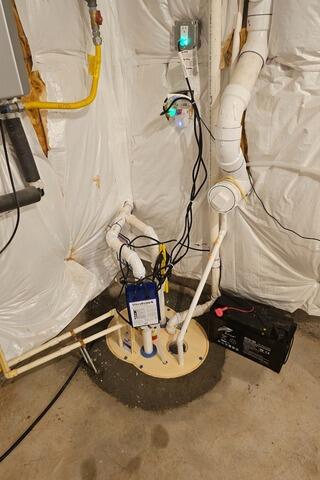 Sump Pump Replacement in Titusville, NJ - After Photo