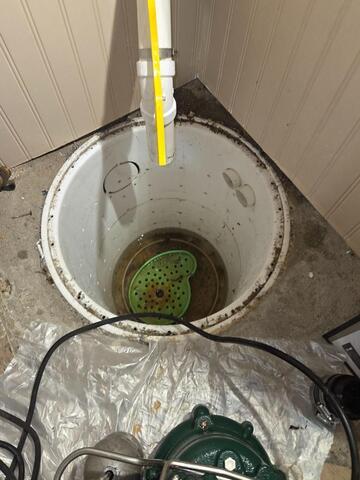 Disassembling and Cleaning of Pumps in SuperSump in Wyckoff, NJ - Before Photo