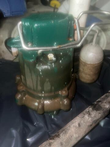 Annual Maintenance on SuperSump & Waterguard in Roselle Park, NJ - Before Photo