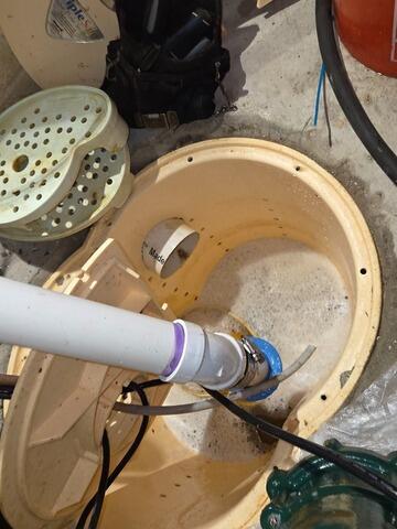 Annual Maintenance on TripleSafe Sump Pump System in Englishtown, NJ - After Photo