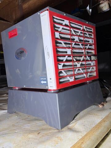 Sedona Dehumidifier: Annual Maintenance Includes Filter Change - Before Photo