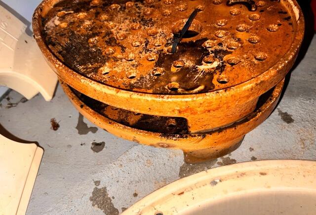 TripleSafe Sump Pump Annual Maintenance and Cleaning in Lebanon, NJ - Before Photo