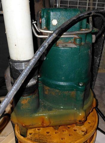 TripleSafe Sump Pump Annual Maintenance in Old Bridge, NJ - Before Photo