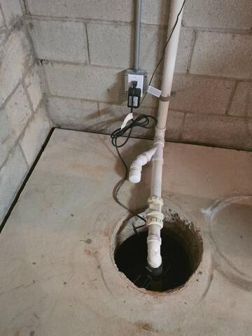 Sump Pump Replacement in Madison, NJ - Before Photo