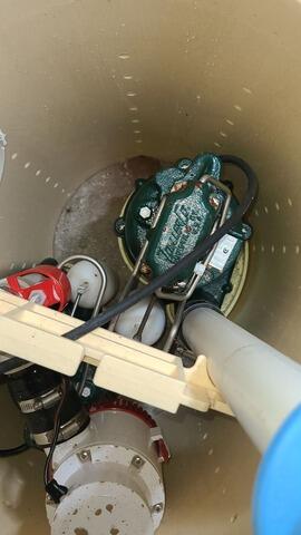 Annual Sump Pump Maintenance in Metuchen, NJ - After Photo