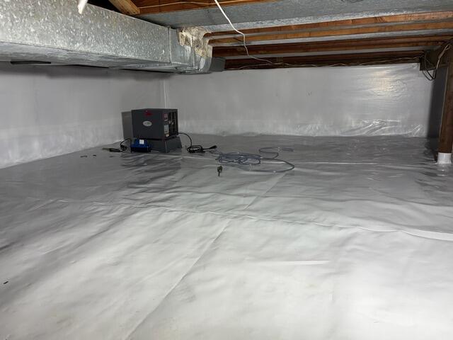 Crawl Space Encapsulation in Shrewsbury, NJ - After Photo