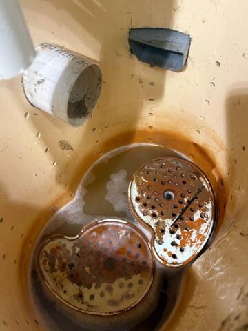 TripleSafe Sump Pump System Annual Maintenance and Cleaning in Hackensack, NJ - Before Photo