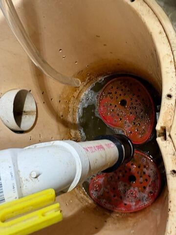 Disassembling and Cleaning of Pumps in TripleSafe in Montvale, NJ - Before Photo