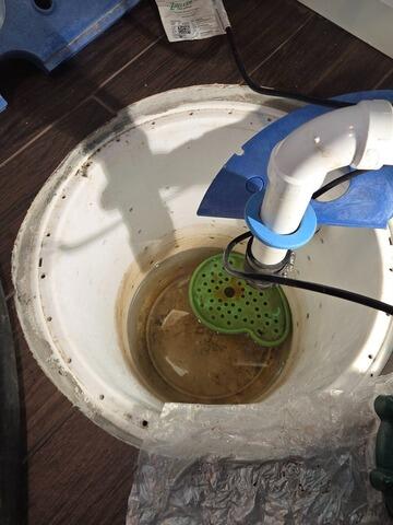 SuperSump Sump Pump System Wet Basement Solution - Before Photo