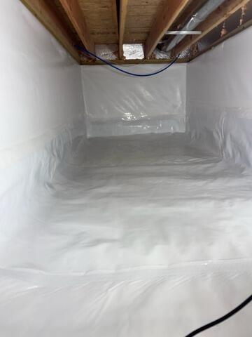 Crawl Space Vapor Barrier in Long Branch, NJ - After Photo