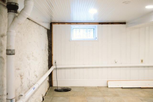 Garage Waterproofing Solution in Nyack, NY - Before Photo