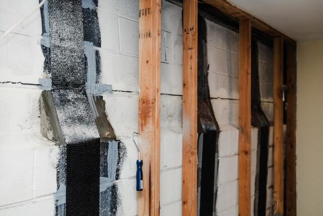 Solution to Bowing Basement Walls in New Providence, NJ - After Photo