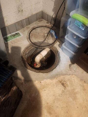 Basement Waterproofing Solution in Historic New Castle, DE - Before Photo