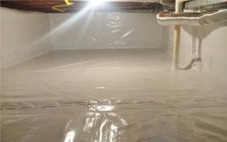Montgomery, NJ Crawl Space Gets CleanSpace Encapsulation Installed