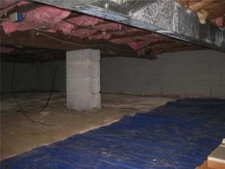 Nasty & Cold Crawl Space Repaired in Livingston, NJ