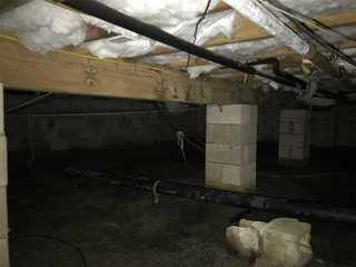 Humid Crawl Space Repaired in Lacey Township, NJ