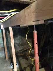 Sagging Foundation Repair in Union City, NJ Basement